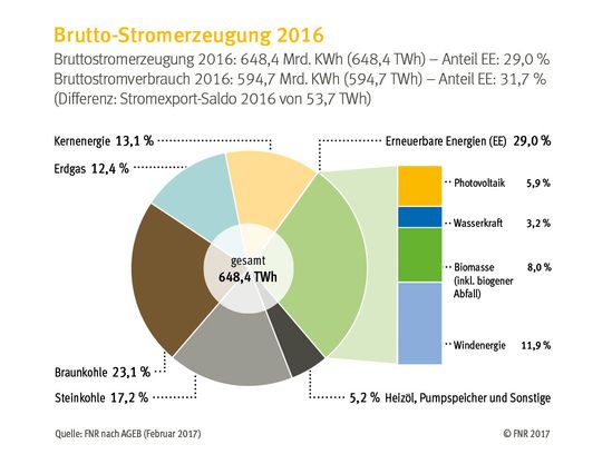 2016 - Brutto-Stromerzeugung - GF-Bio-Energie Hasetal GmbH